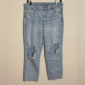 American Eagle Super High Rise Ankle jeans
